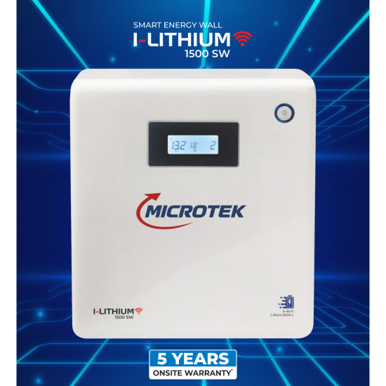 Microtek I-Lithium WiFi 1500SW Smart Lithium Inverter