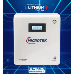 Microtek I-Lithium WiFi 1500SW Smart Energy Wall Inverter with In-Built Lithium Battery