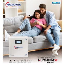 Microtek I-Lithium WiFi 1500SW Smart Energy Wall Inverter with In-Built Lithium Battery Microtek I-Lithium WiFi 1500SW Smart Energy Wall Inverter with In-Built Lithium Battery