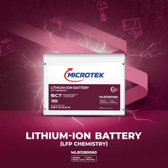 Microtek Lithium Battery 12.8V 100Ah Microtek Lithium Battery 12.8V 100Ah