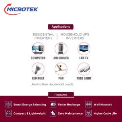 Microtek Lithium Battery 25.6V 100Ah