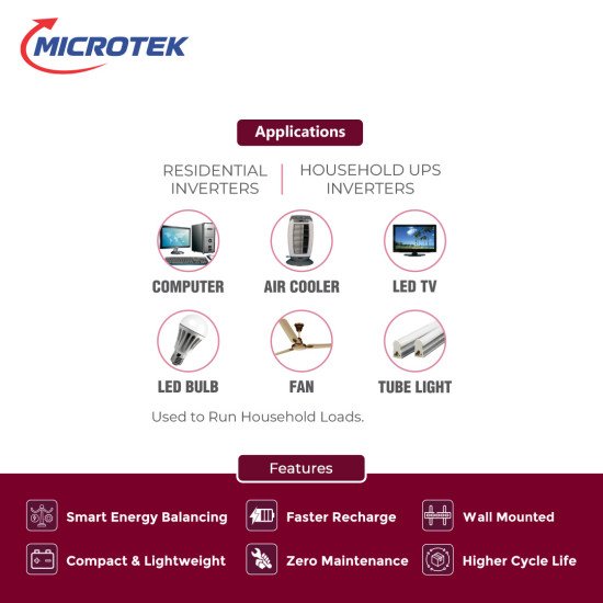 Microtek Lithium Battery 25.6V 100Ah Microtek Lithium Battery 25.6V 100Ah