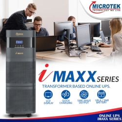 Microtek Online UPS 10KVA i Maxx Series 1PH:1PH 192V Inbuilt Isolation Transformer