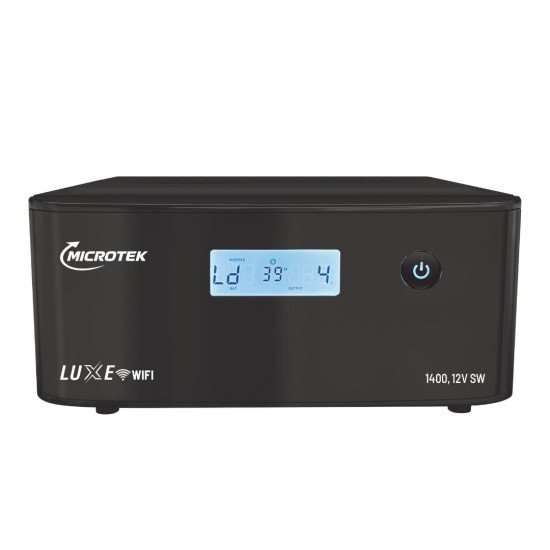 Microtek UPS LUXE SW 1400 (1100VA/12V) WiFi Pure Sine Wave Inverter for Home Microtek UPS LUXE SW 1400 (1100VA/12V) WiFi Pure Sine Wave Inverter for Home
